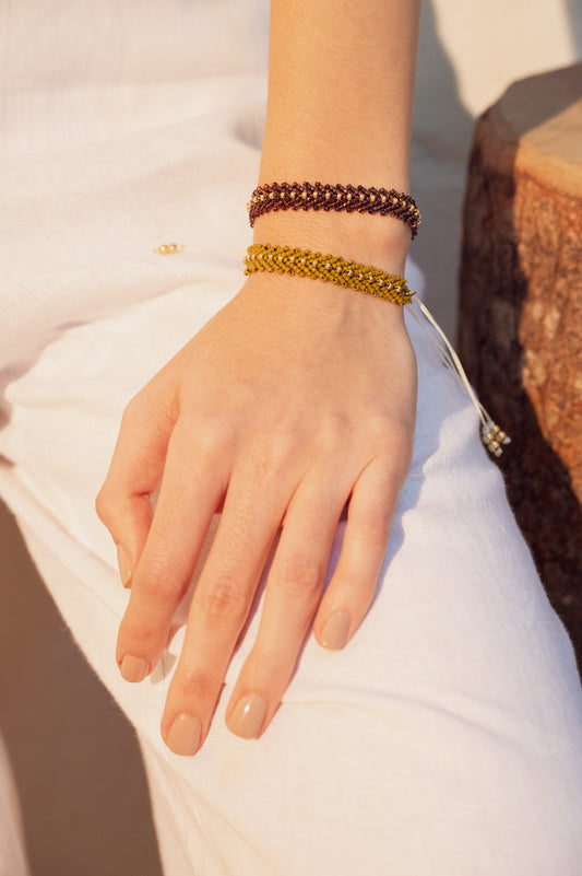 Pulsera Espina Morado