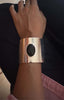 Brazalete plata ónix