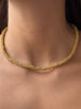 Collar grabado dorado