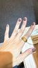 Anillo bronce oro talla 6.5 rosa