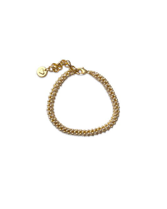 Pulsera Manglar Tejida Dorada