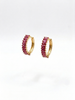 Candongas Baguette Rosadas