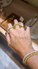 Anillo bronce oro talla 6.5 rosa