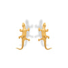 Aretes de lagartija