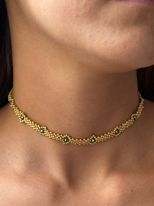 Collar Selva Húmeda Dorado
