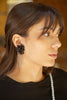 Aretes canutillo negro largos