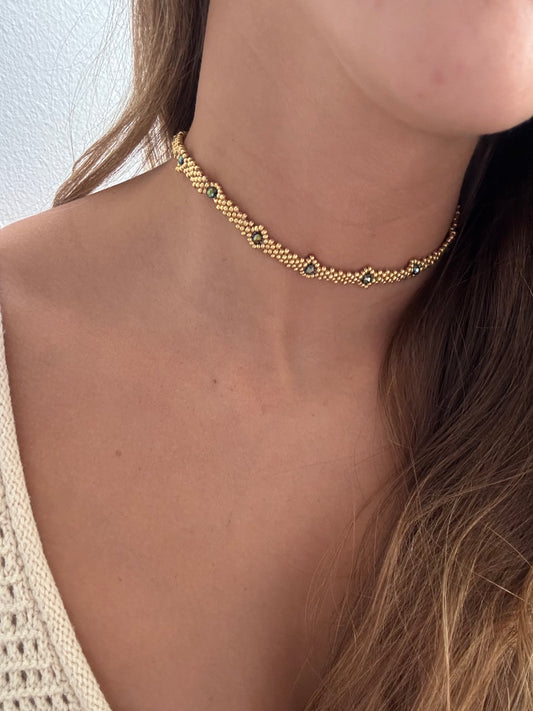 Collar Selva Húmeda Dorado